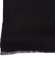 Pashmina Handloom Solid Shawl - Black