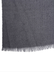 Pashmina Handloom Solid Shawl - Charcoal Grey