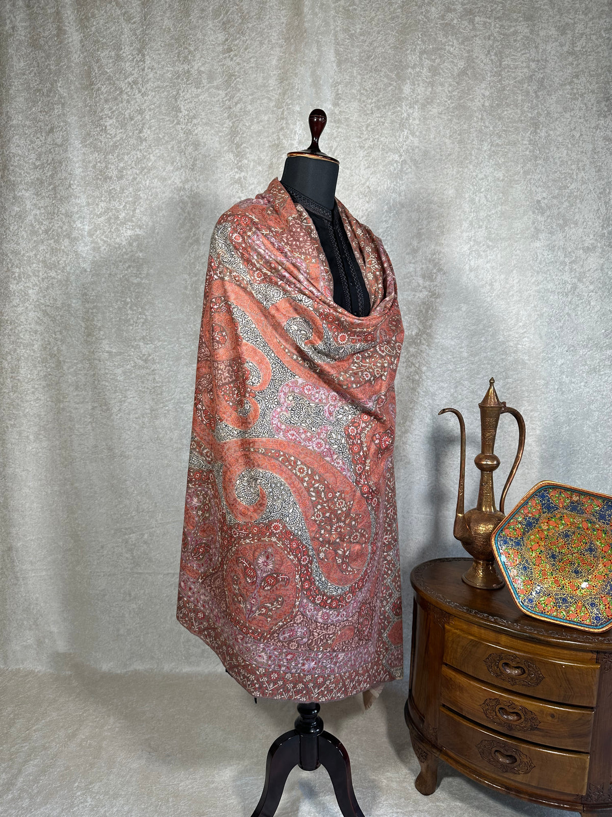 Pashmina Handloom Kalamkari Shawl