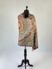 Pashmina Handloom Kashmiri Kalamkari Shawl