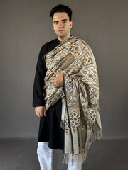 Pashmina Men's Handloom Kani Shawl