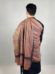 Pashmina Men's Handloom Kalamkari Shawl