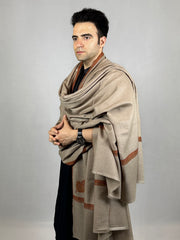 Pashmina Men's Handloom Sozni Shawl