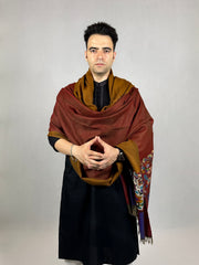 Pashmina Men's Handloom Kani Shawl