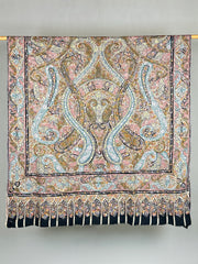 Pashmina Men's Handloom Kashmiri Kalamkari Shawl