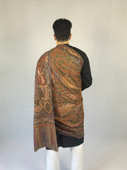 Pashmina Men's Handloom Kashmiri Kalamkari Shawl