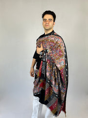 Pashmina Men's Handloom Kalamkari Shawl