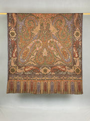 Pashmina Men's Handloom Kashmiri Kalamkari Shawl