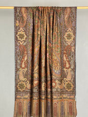 Pashmina Men's Handloom Kashmiri Kalamkari Shawl