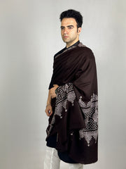 Pashmina Men's Handloom Sozni Shawl