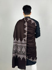 Pashmina Men's Handloom Sozni Shawl