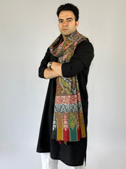 Pashmina Unisex Handloom Kashmiri Kalamkari Shawl