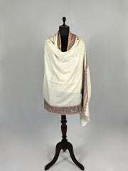 Pashmina Handloom Paper Mache'-Tilla Shawl