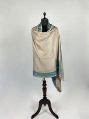 Pashmina Handloom Paper Mache'-Tilla Shawl