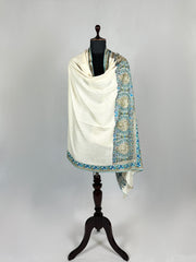 Pashmina Handloom Paper Mache'-Tilla Shawl