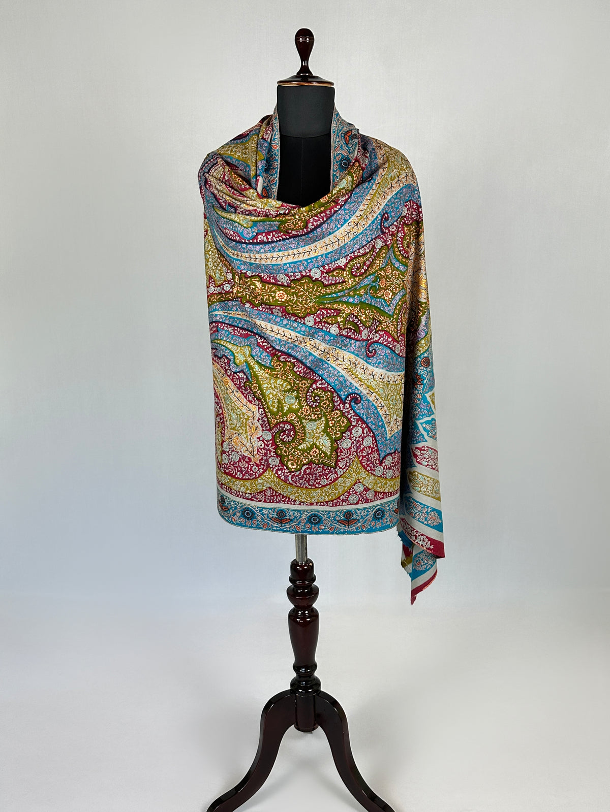 Pashmina Handloom Kashmiri Kalamkari Shawl