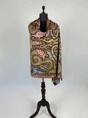 Pashmina Handloom Kashmiri Kalamkari Shawl