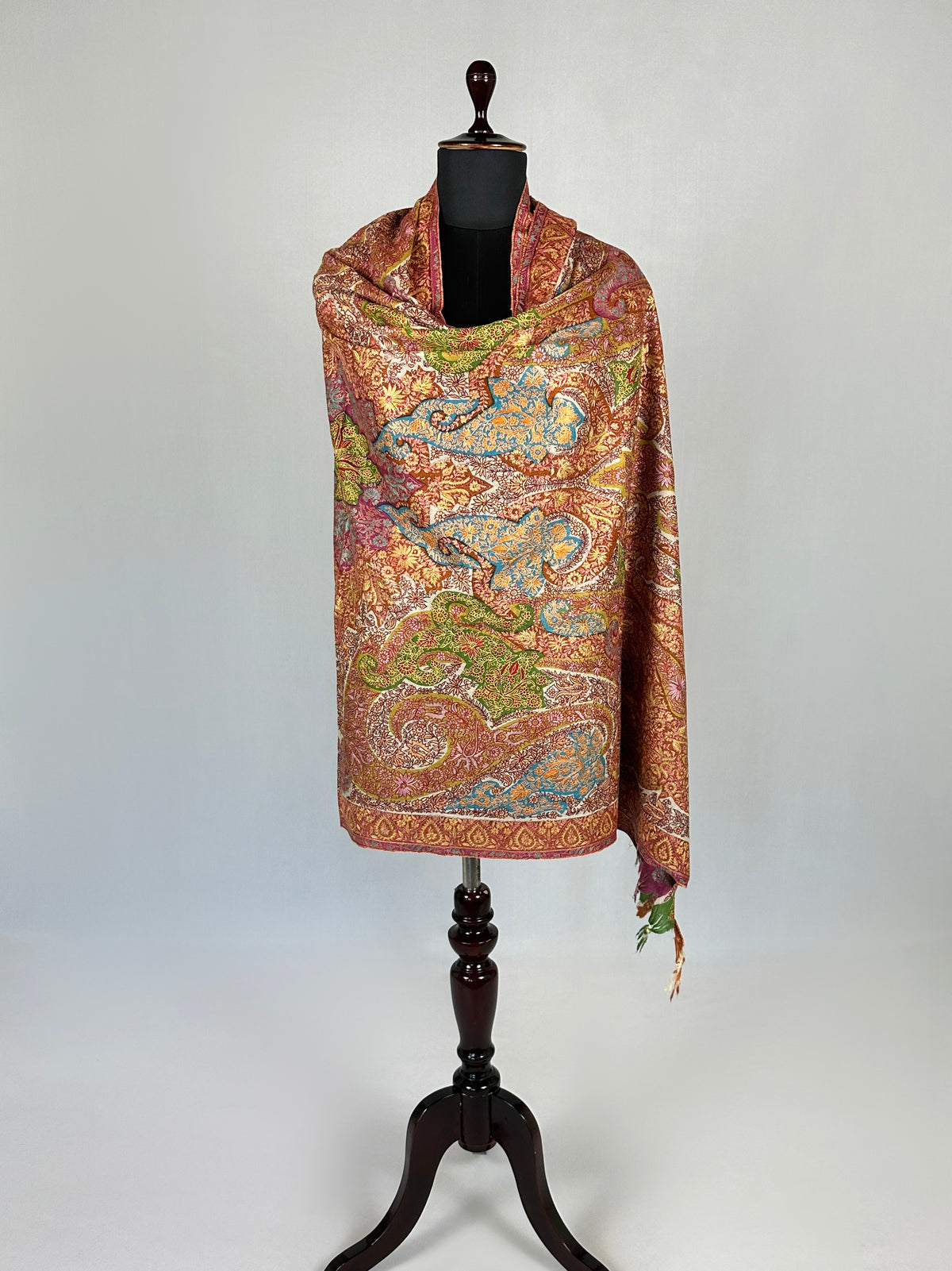 Pashmina Handloom Kashmiri Kalamkari Shawl