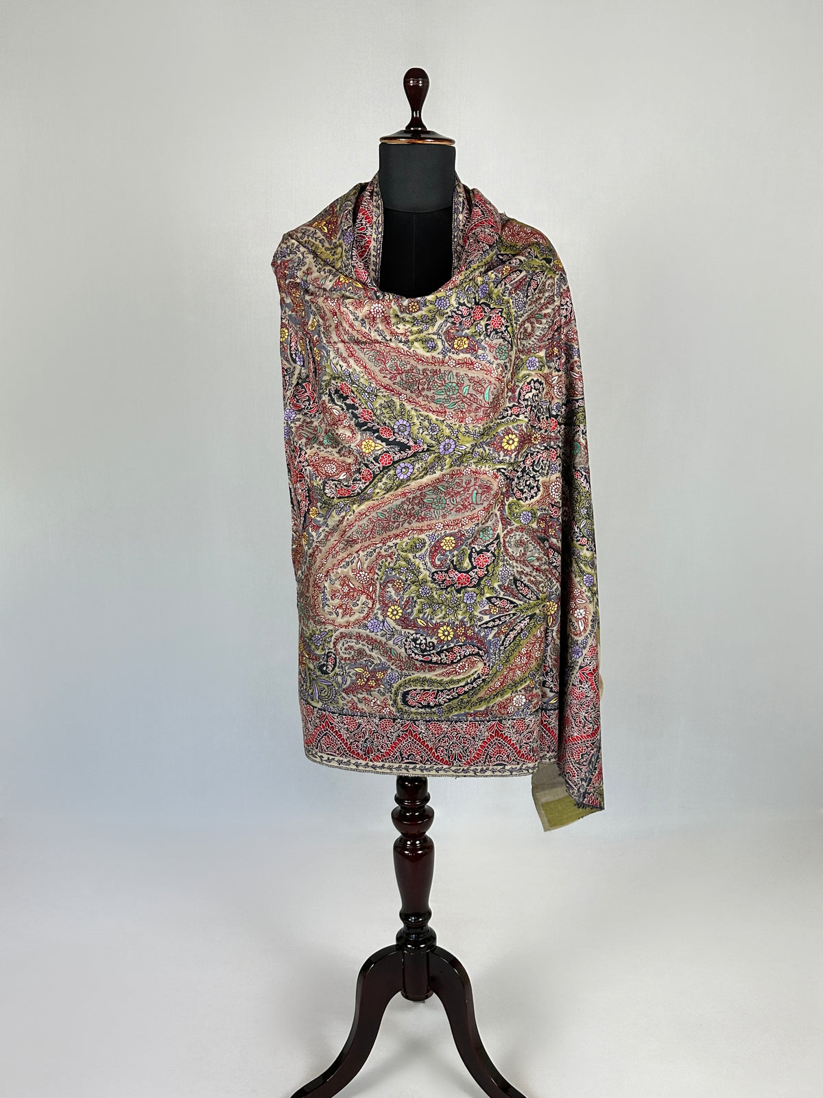 Pashmina Handloom Kashmiri Kalamkari Shawl