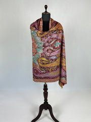 Pashmina Handloom Kashmiri Kalamkari Shawl