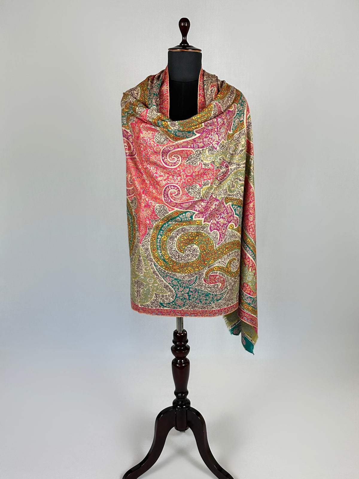 Pashmina Handloom Kashmiri Kalamkari Shawl