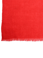 Pashmina Handloom Solid Shawl - Red